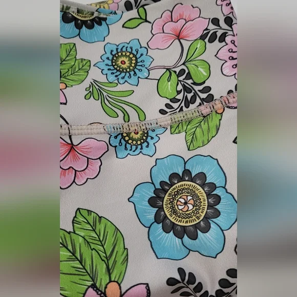 Becco Floral Leggings NWOT - Picture 10 of 10